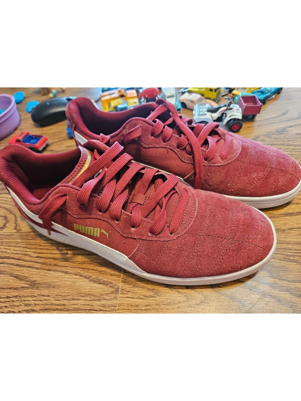 Puma Mens Astro Kick 369115-07 Red Casual Shoes Sneakers Size 10.5